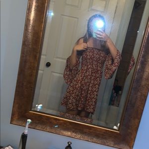 Off the shoulder cute dress !!